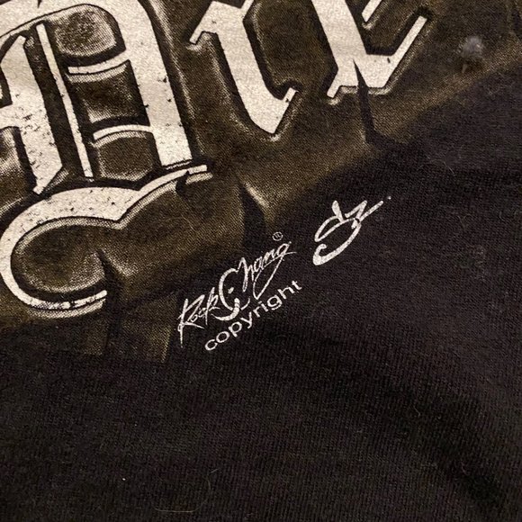 Rock Chang Shirt Skull Motorcycle Ride or Die - Picture 3 of 5